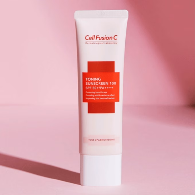 Cell Fusion C Toning Sunscreen SPF50 +/PA ++++: Khả năng kiềm dầu ấn tượng, phù hợp cho những làn da dầu hoặc hỗn hợp. Giá tham khảo: 249.000 đồng