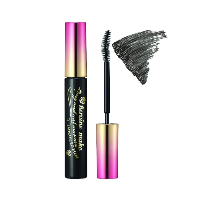 Kiss Me Heroine Make Long & Curl Super Waterproof Mascara: "Huyền thoại" về khả năng chống trôi và giữ độ cong cho mi. Giá tham khảo: 300.000 đồng