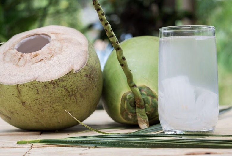 Nước dừa không chỉ giải khát mà còn giúp cơ thể nhẹ nhàng, tươi mát trong những ngày hè.