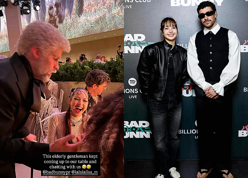 1 ông già liên tục tiếp cận Lisa (BLACKPINK) ở bàn tiệc Met Gala, lai lịch thế nào mà được kéo ghế ngồi chung mâm