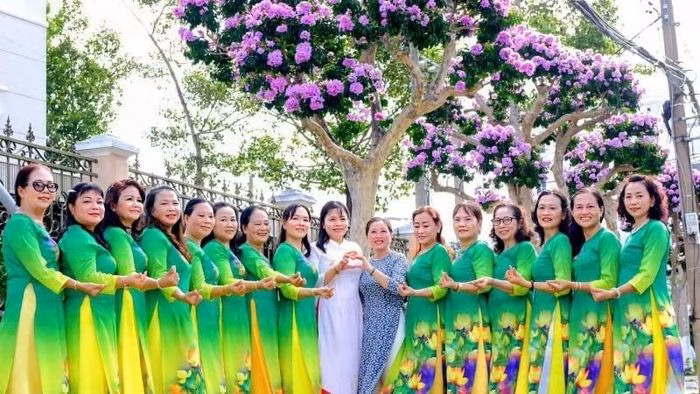 Cận cảnh hoa bằng lăng tím nở rộ tại Vĩnh Long