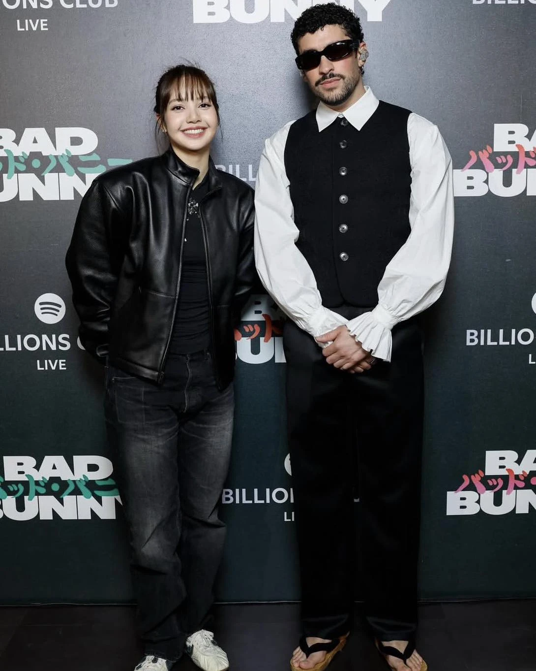 Lisa và Bad Bunny vốn đã quen biết và có mối quan hệ bạn bè tốt đẹp từ trước. Ảnh: Instagram