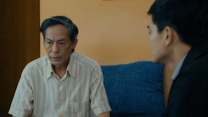 NSND Bùi Bài Bình trong vai ông bố chân chất, thật thà, hết lòng vì con.